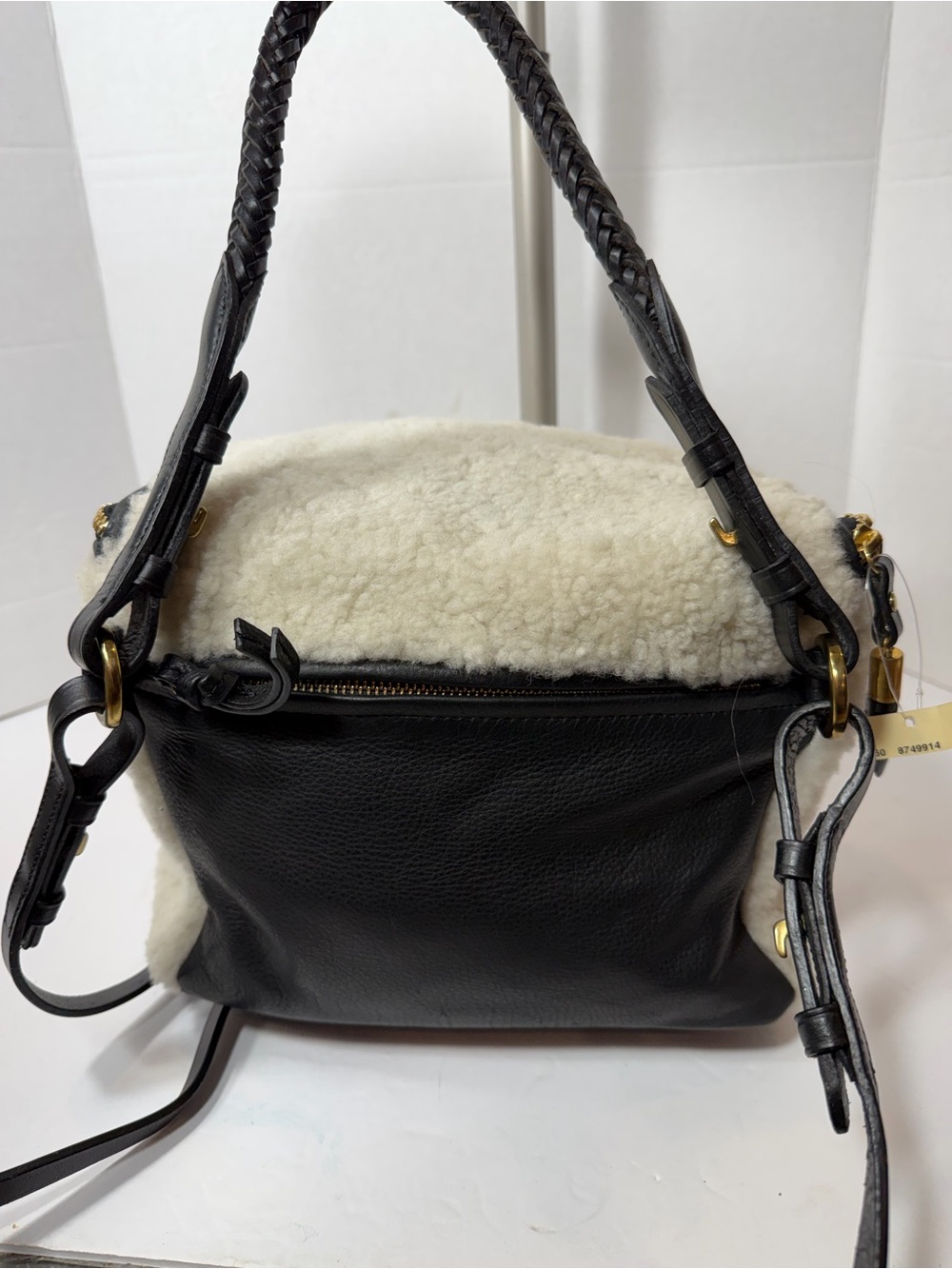 NWT Mini Rough Night Crossbody in with Shearling by Kempton & Co. $450 - Picture 4 of 6